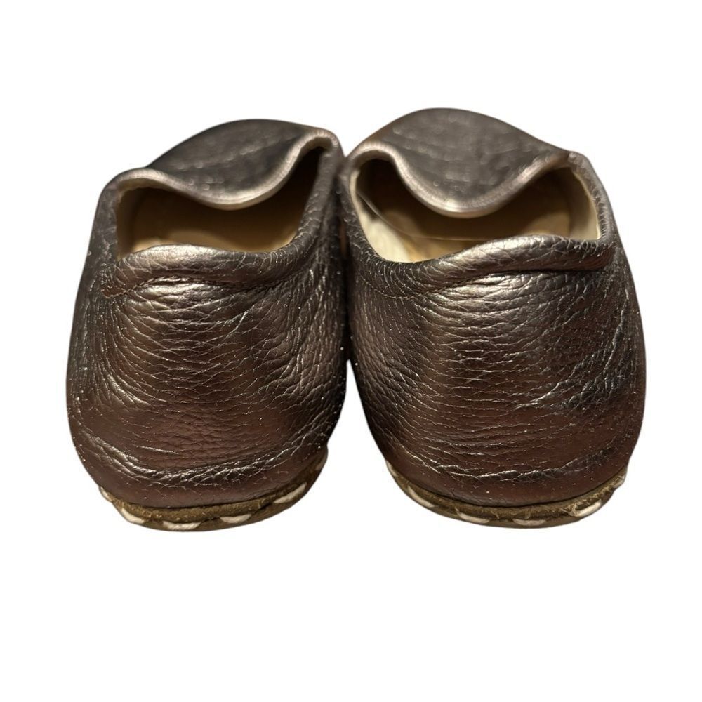 AKANA handcrafts leather flats W 39 shoes loafers - Picture 3 of 7